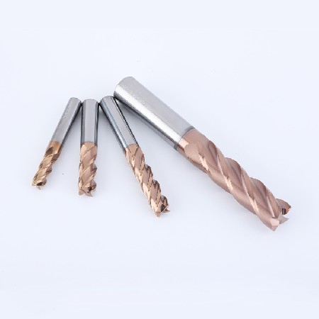 厂家直供YFT铣刀 55度涂层钨钢铣刀平底刀数控刀具