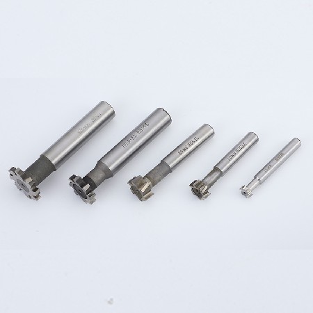 High speed steel T-shaped milling cutter CNC machining center milling machine dedicated CNC multi specification white steel T-groove milling cutter